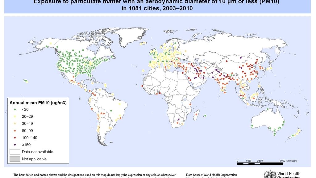 Asia y África, los continentes con más niveles de contaminación