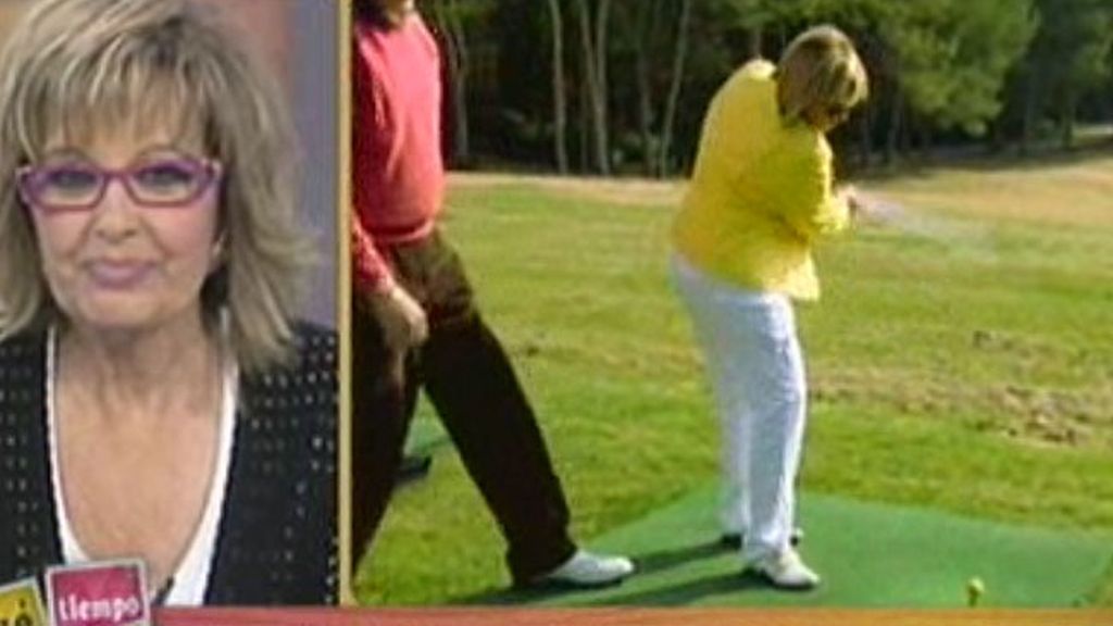 El mejor swing de María Teresa