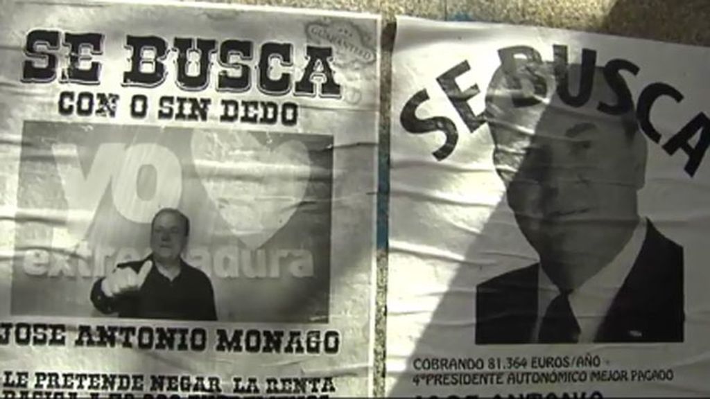 'Se Busca' a Monago en Extremadura