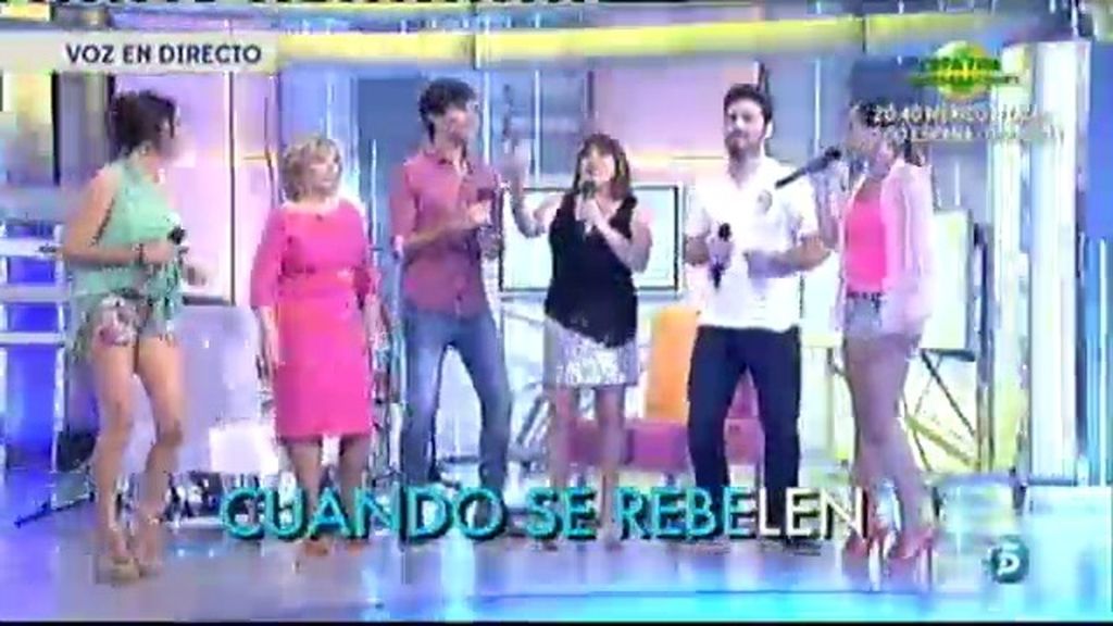 Cantando con los 'Supersingles'