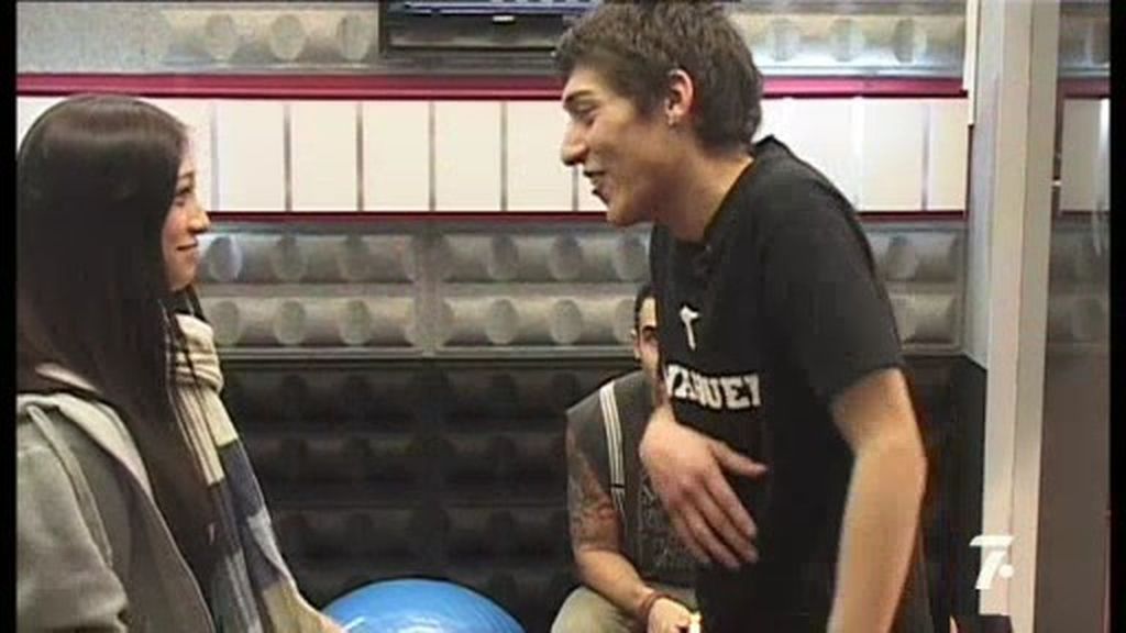 Muy contentos con el duo