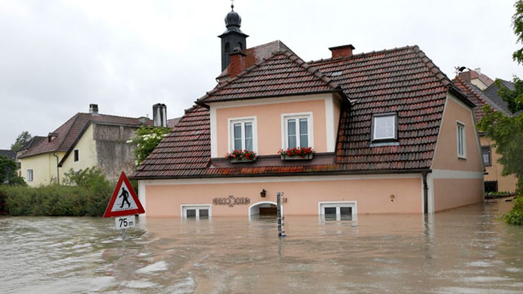 Austria, Alemania y República Checa, bajo el agua