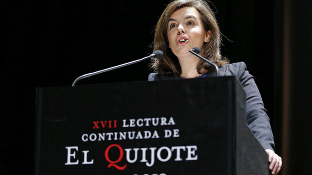 Sáenz de Santamaría inaugura la lectura de 'El Quijote'