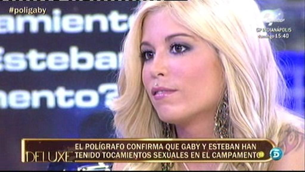 Gaby no ha mantenido relaciones sexuales plenas con Esteban