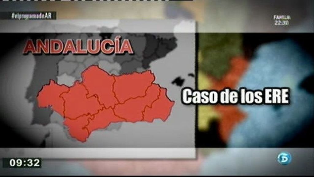 El mapa de la corrupción en España