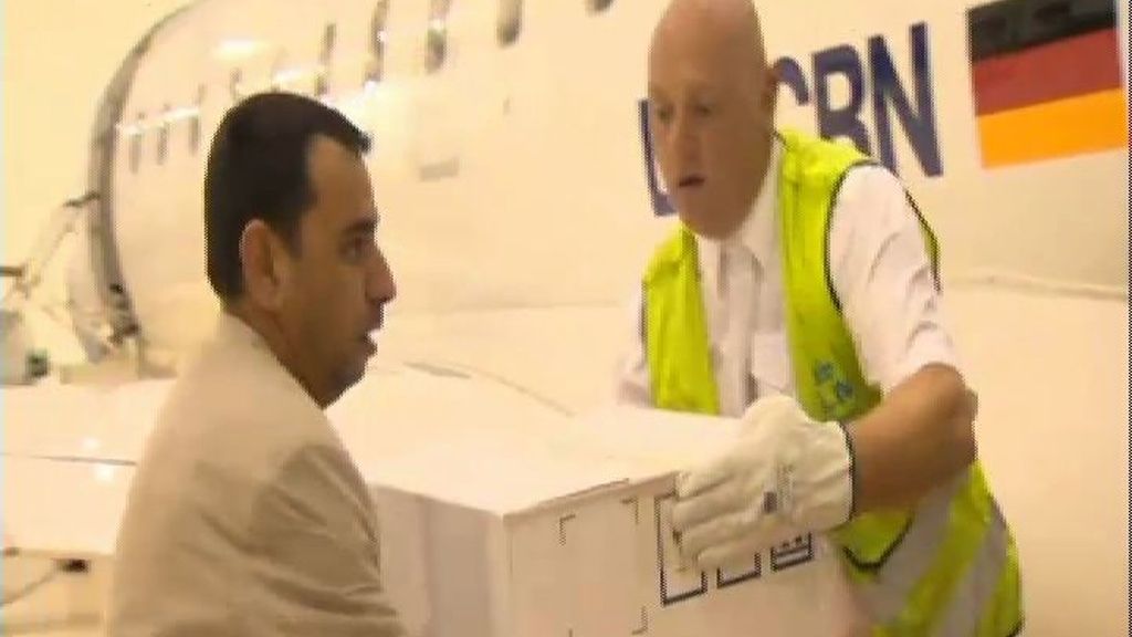 Los inspectores de la ONU aterrizan en La Haya con varias cajas de pruebas
