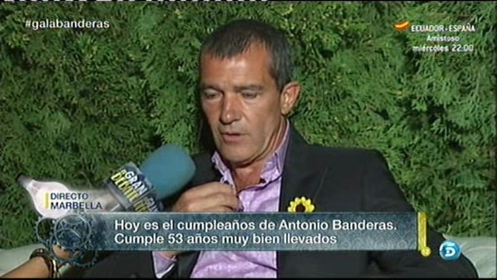 Antonio Banderas: "Con Gibraltar no se podía seguir así, había que reaccionar"