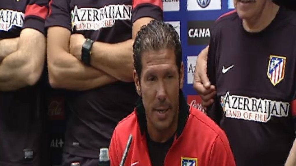 'Cholo' Simeone ha agradecido la temporada al cuerpo técnico