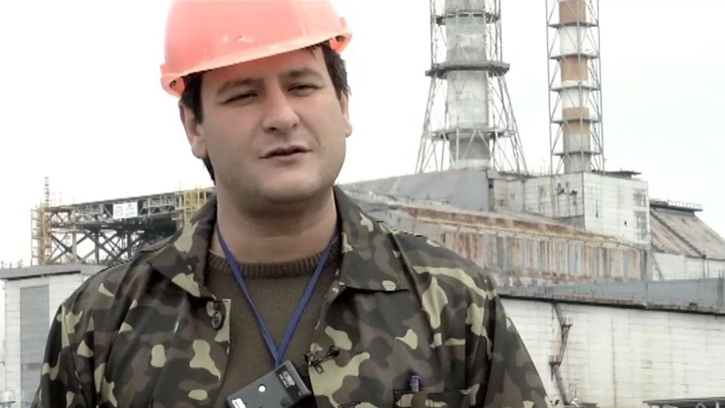 Raúl, único español que trabaja en el reactor 4 de la central de Chernóbil