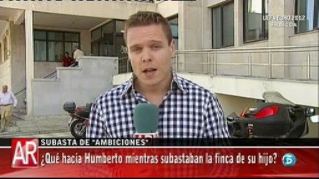 Humberto pasaba la mañana de la subasta en el hogar del jubilado Humberto pasaba la mañana de la subasta en el hogar del jubilado