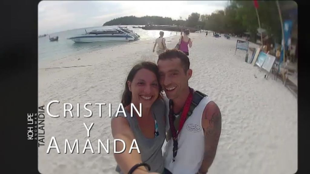 Amanda y Cristian, todo por el paraíso