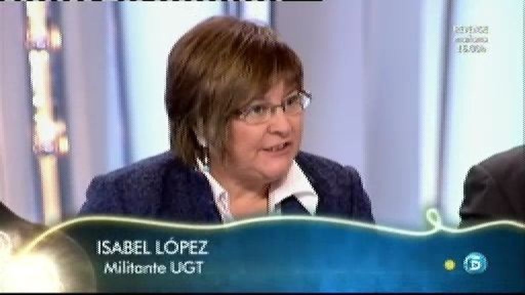 Isabel López: "Le da el poder absoluto al empresario y el trabajador queda despedido"