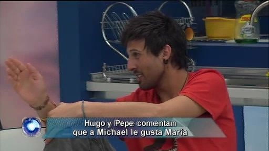 Hugo: "Michael está pillado por María y Ari se está mosqueando"