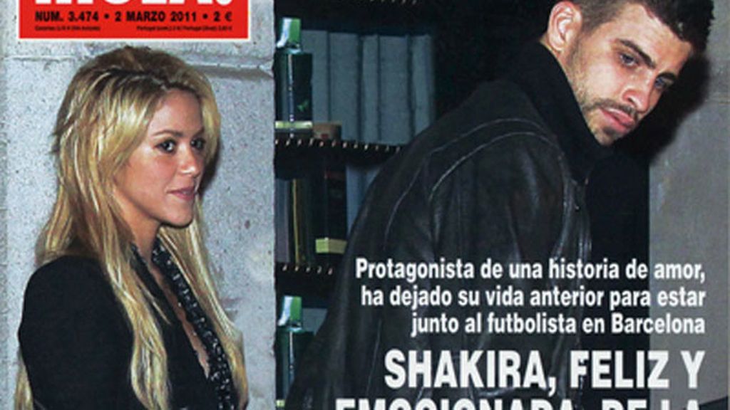 Shakira y Piqué, de la mano
