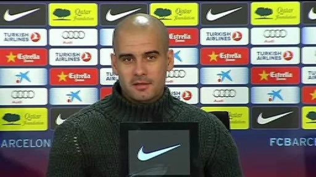 Guardiola: "No me considero el mejor"