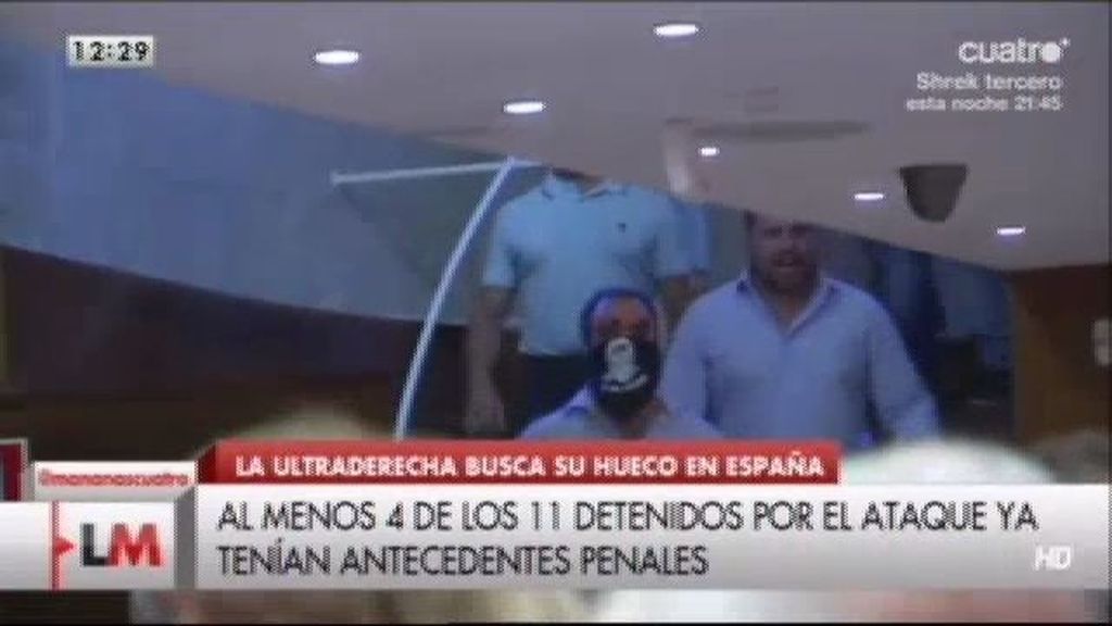El ataque fascista a la Diada en Madrid deja 11 detenidos