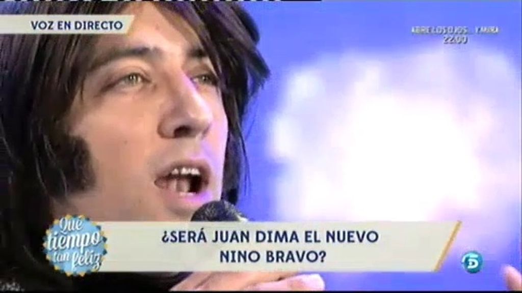 Juan Dima, segundo aspirante a Nino Bravo
