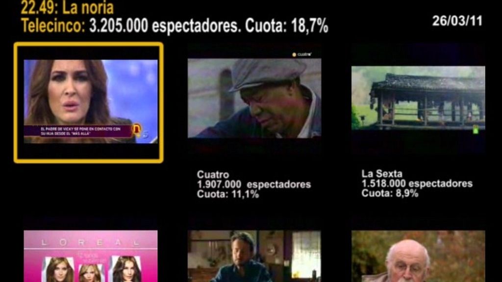 MINUTO DE ORO DEL 26/03/11