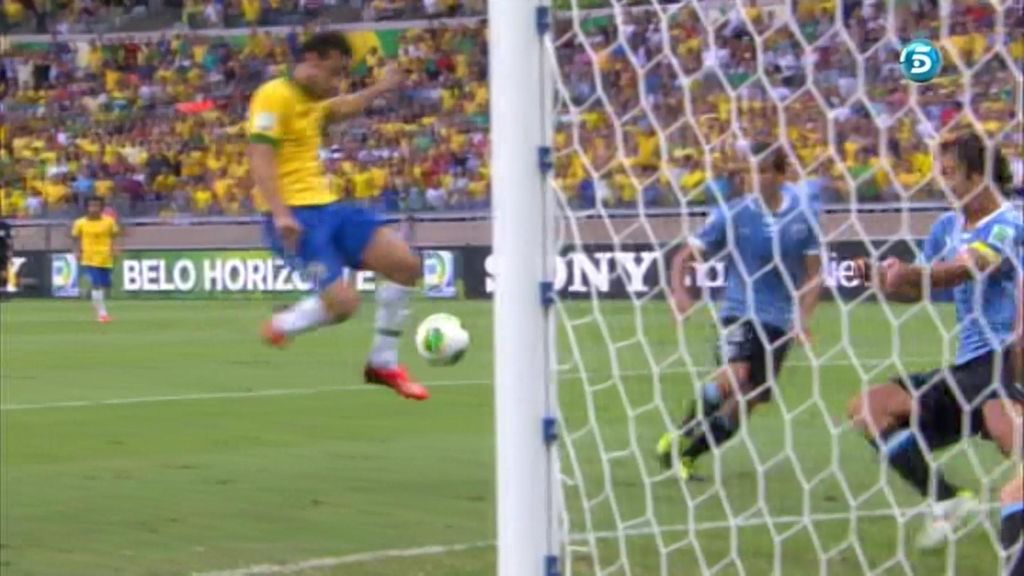 Gol: Brasil 1-0 Uruguay (min.41)