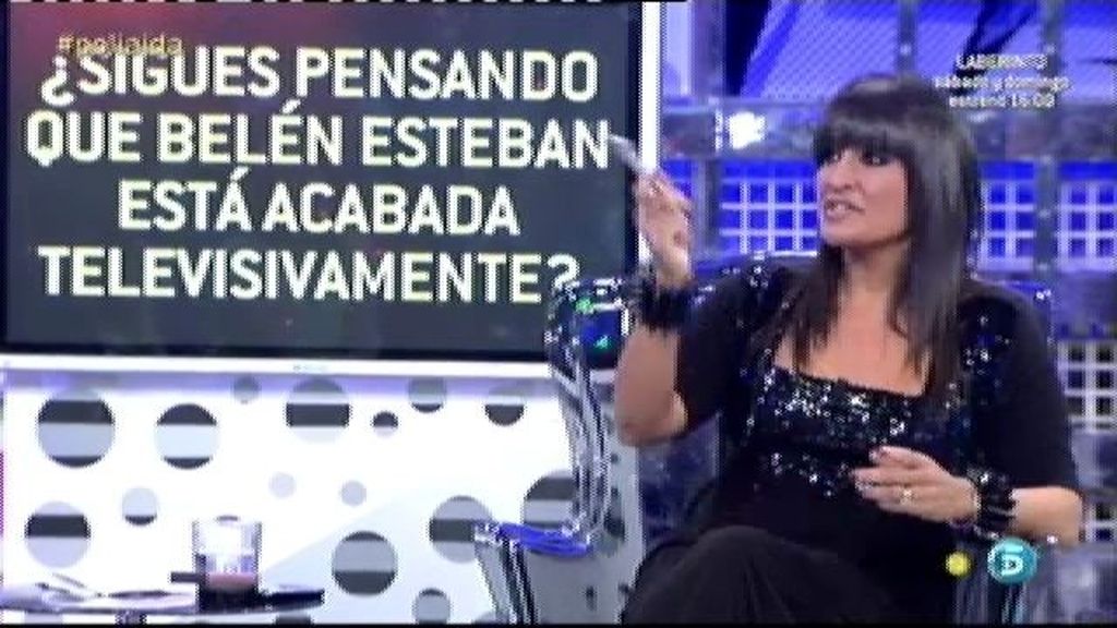 Aída Nizar considera que Belén Esteban está "muerta" televisivamente