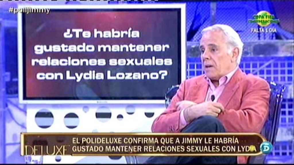 A Jimmy Giménez Arnau le hubiera gustado tener relaciones sexuales con Lydia Lozano