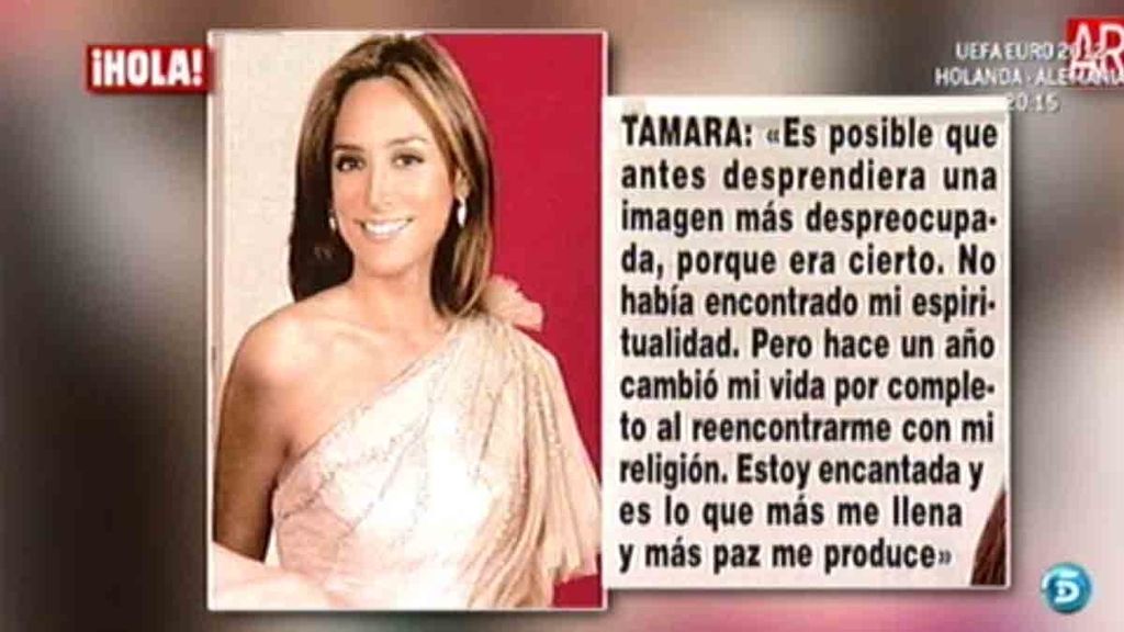 Tamara encuentra su espiritualidad