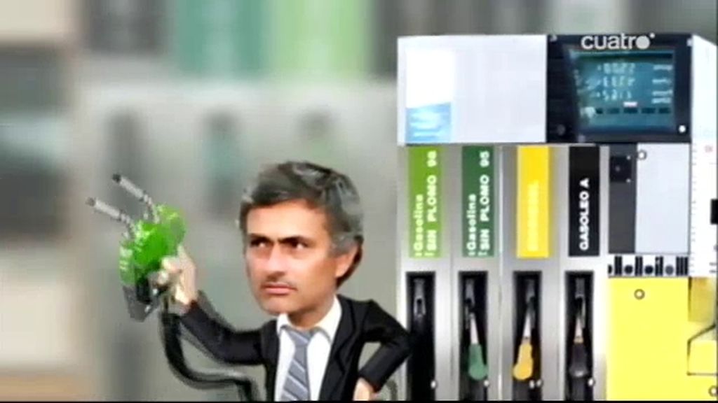 A Mou le gusta la gasolina