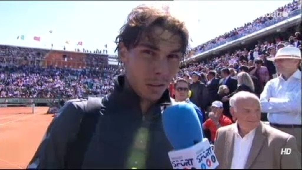 Nadal: "Estoy haciendo uno de mis mejores Roland Garros"