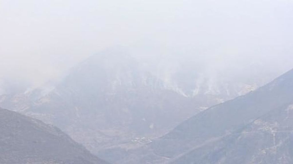 El incendio en el Pirineo de Huesca controlado