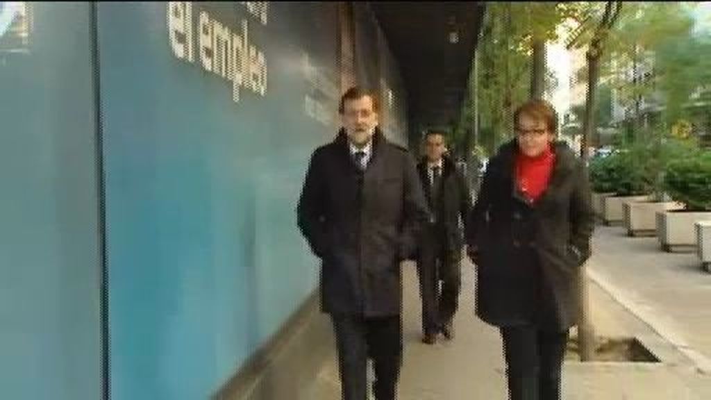 Rajoy se reúne con responsables financieros antes del Consejo Europeo