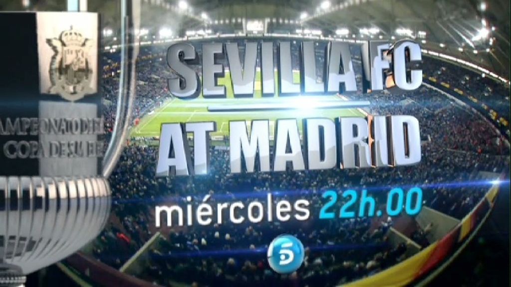 Sevilla - At. de Madrid, gran semifinal de Copa del Rey en Telecinco