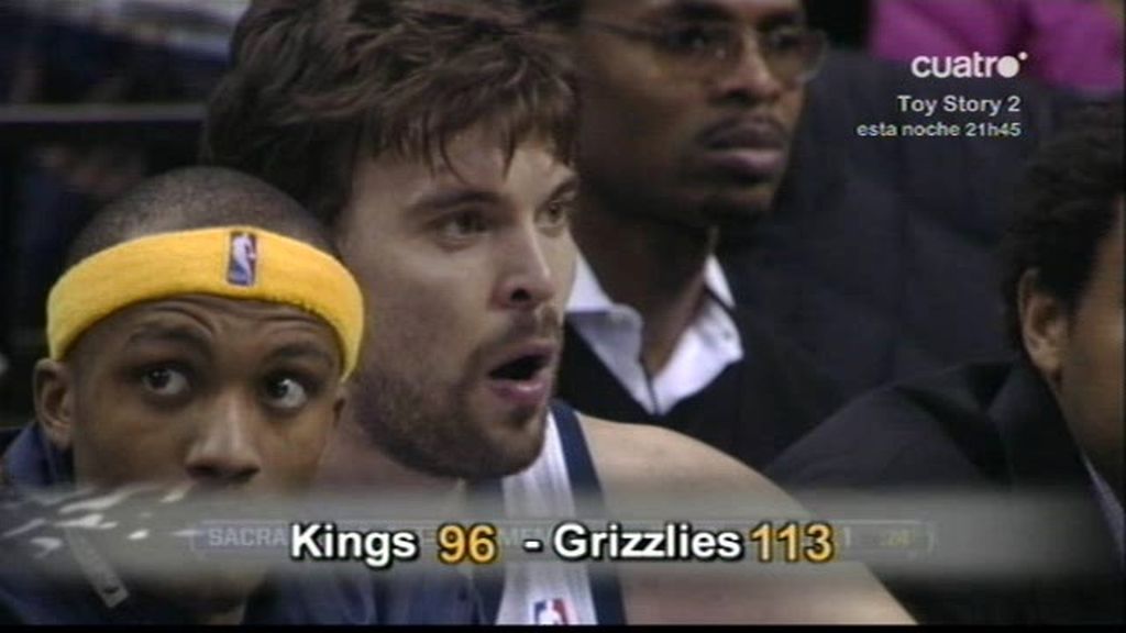 Buena actuación de los Gasol