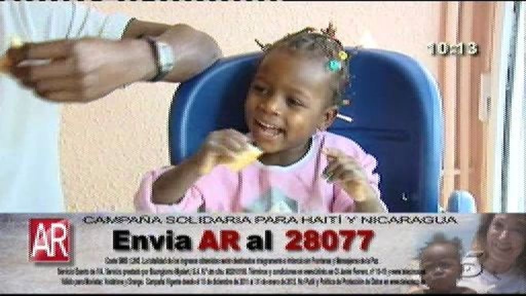 Varios niños haitianos vienen a España para recibir tratamiento médico