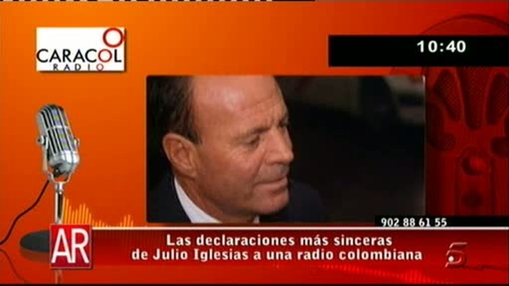 Julio Iglesias se sincera