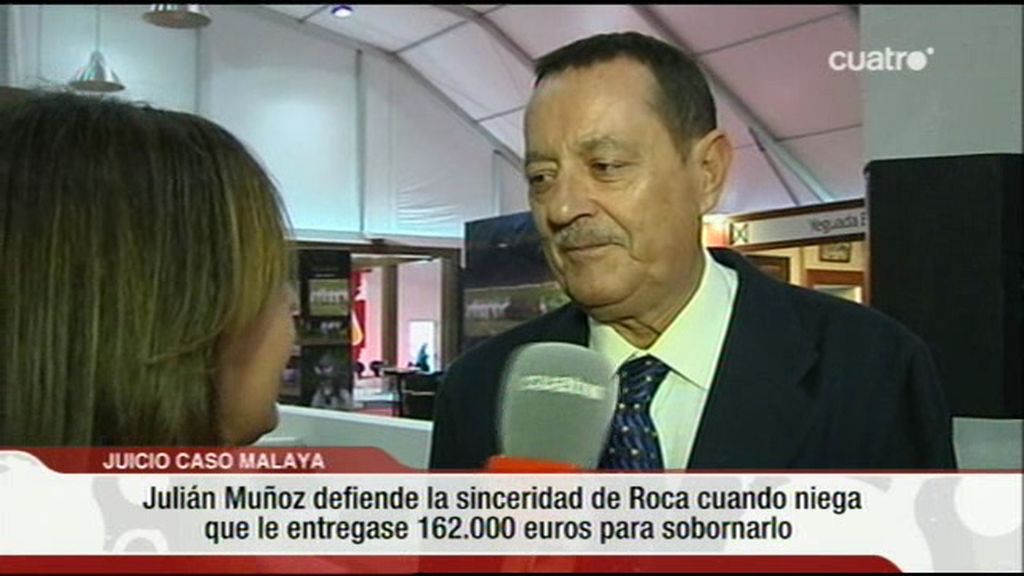 Julián Muñoz, contento con la declaración de Roca