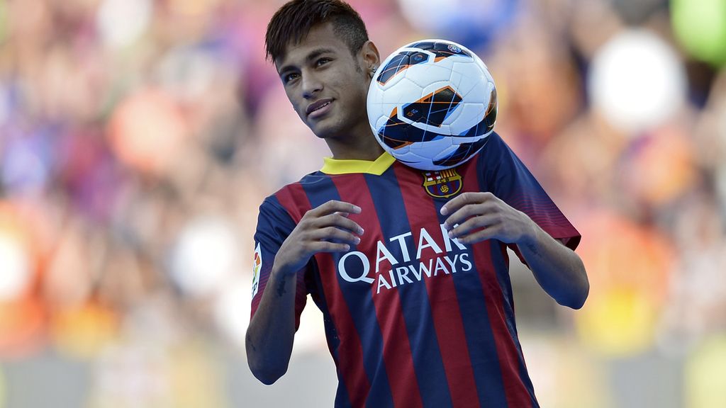 Lo que no viste de Neymar en la presentación