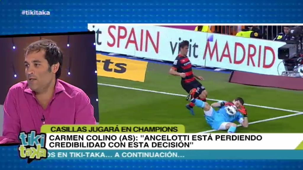 David Sánchez: “Si juega Casillas en Champions, Ancelotti es un cobarde”