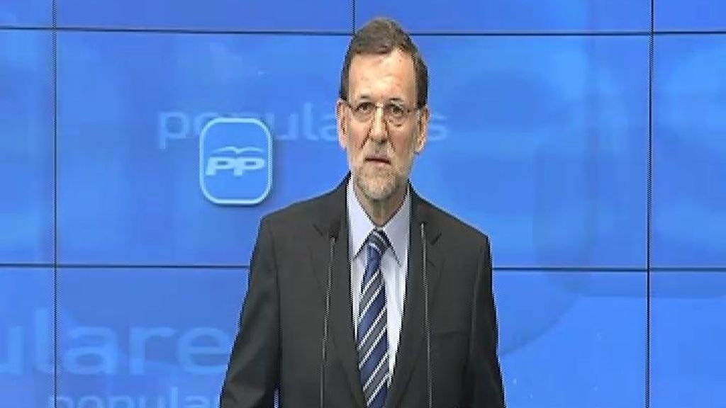 Rajoy: "Nunca he recibido ni he repartido dinero negro ni en este partido ni en ninguna parte"