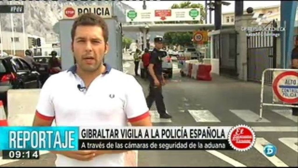 Gibraltar vigila a la policía española
