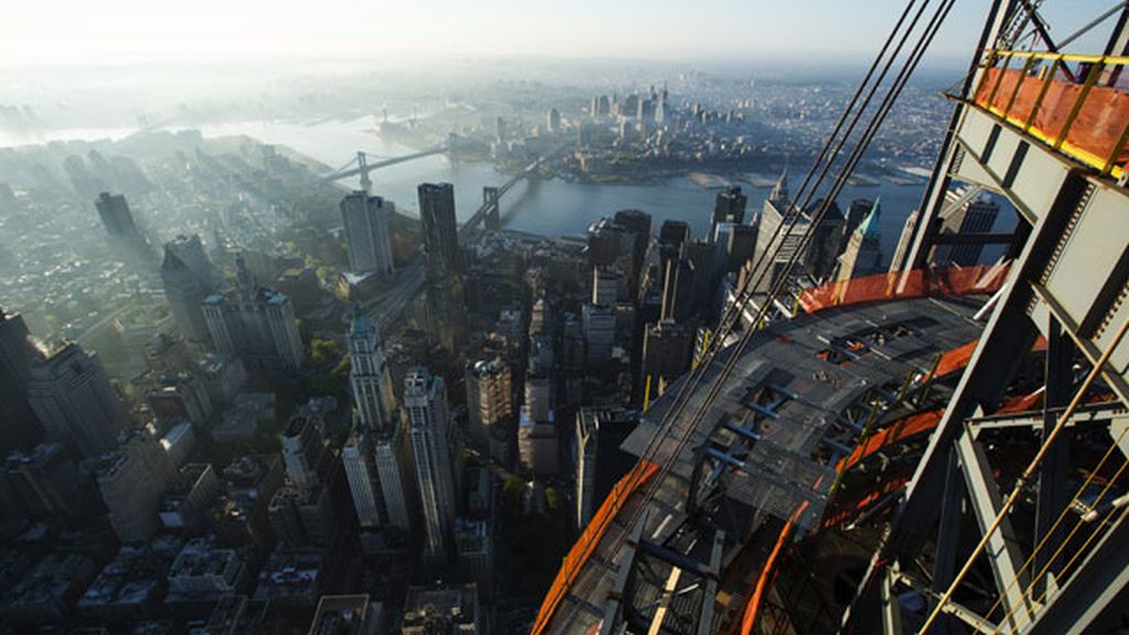 Imágenes de vértigo: El punto más alto del One World Trade Center