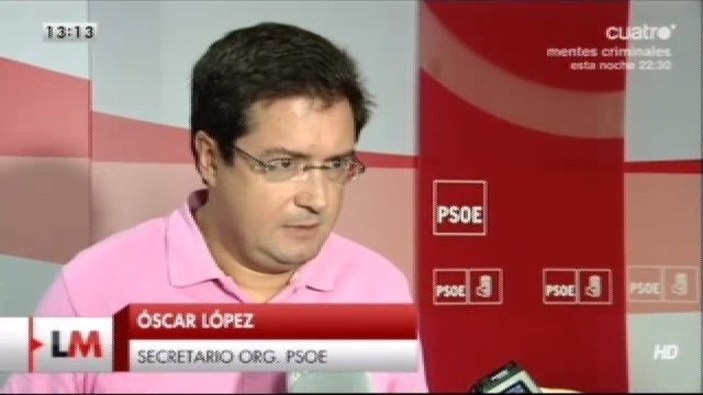 Óscar López: "Al PP se le escapan declaraciones como si fueran niños"