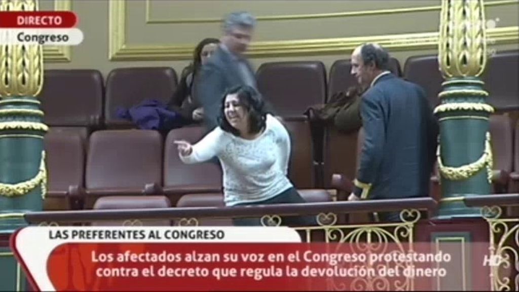 Tensión en el Congreso con el asunto de las Preferentes