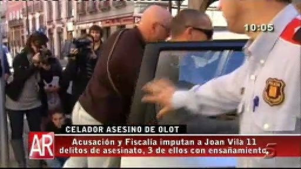 Imputan al celador de Olot 11 delitos de asesinato