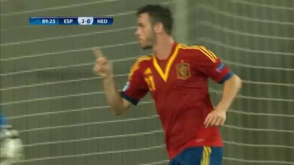 Gol: España 3-0 Holanda (min.91)