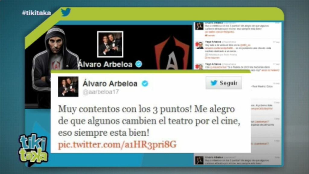 La guerra dialéctica en Twitter entre Piqué y Arbeloa se traslada a Tiki Taka