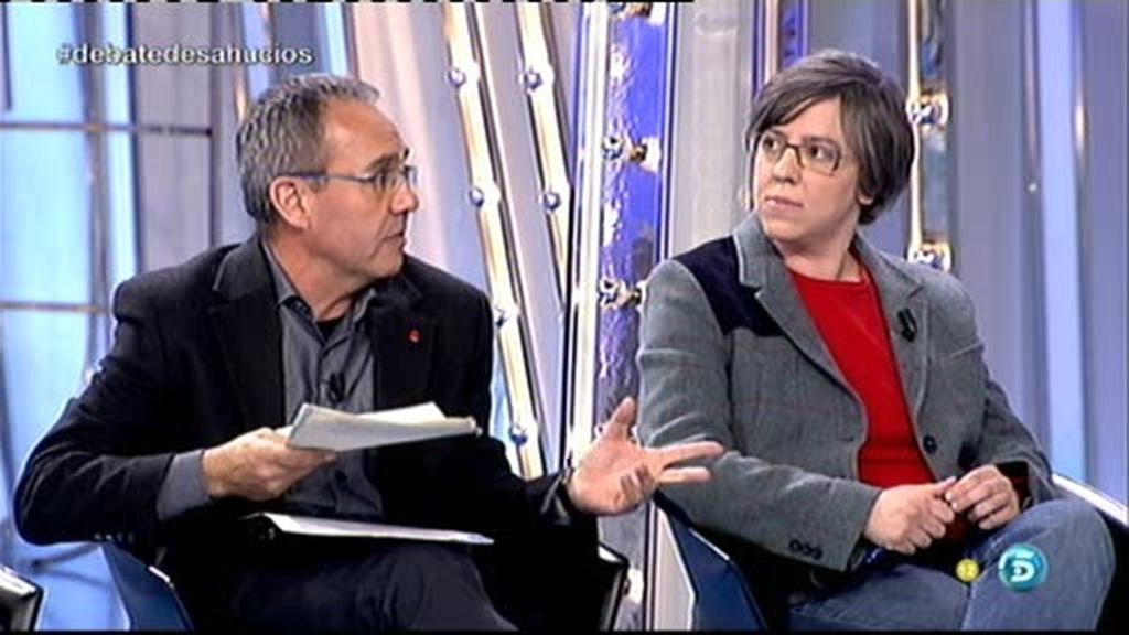 Leire Iglesias, diputada del PSOE, explica que "no necesitan la presión de la PAH"