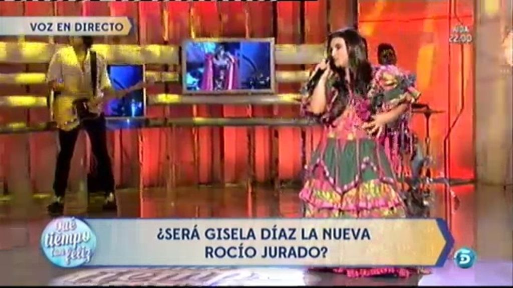 Gisela Díaz, cuarta clasificada el concurso 'Yo soy... Rocío Jurado'