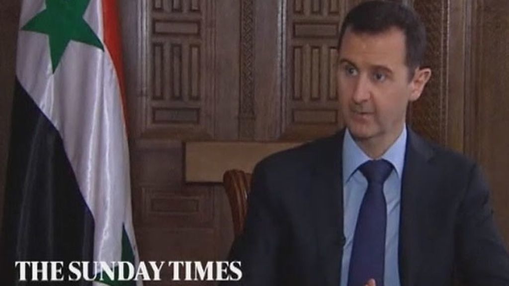 Al Assad recrimina a occidente su apoyo a los rebeldes