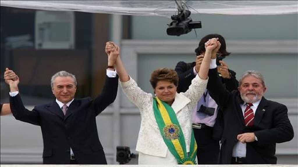 Brasil saluda a Dilma Rousseff