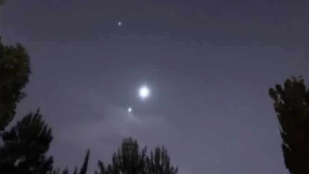 Venus y Júpiter brillan juntos en el cielo